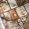 Vintage Scrapbooking Supplies Aesthetic Journaling Kit (Brown) 9 x 6.4 x 1.2 inches